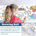 Children's Drawing Roll Sticky Color Filling Paper Graffiti Scroll Coloring Paper Roll For Kids DIY Painting Educational Toys